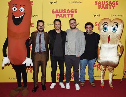 An animated film called "Sausage Party," set to release this week, has higher ratings on Rotten Tomatoes than many Best Picture winners.