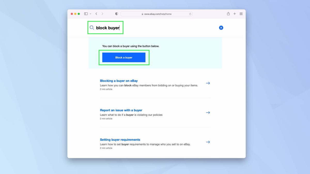How to block buyers on eBay Tom's Guide