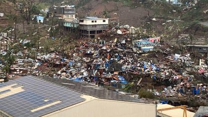 The French island of Mayette after Cyclone Chido