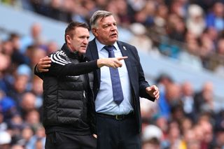 Robbie Keane and Sam Allardyce at Leeds