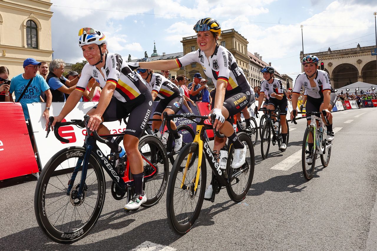 European Championships Munich 2022 - 2022 UEC Road Elite European Championships - Women's Road Race - 21/08/2022 - Lisa Brennauer (GER) - photo Luca Bettini/UEC/SprintCyclingAgency&Acirc;&copy;2022