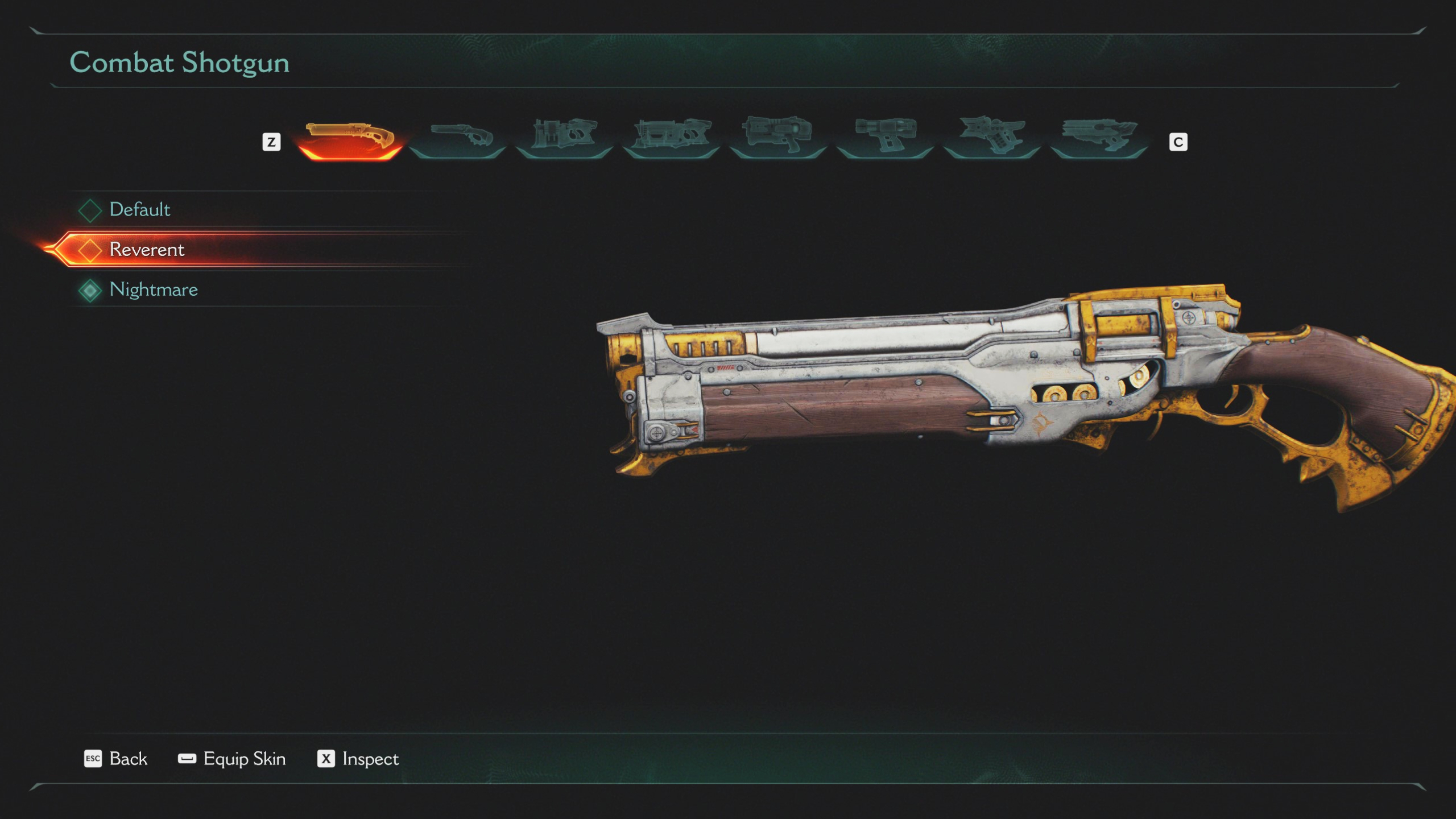 Doom: The Dark Ages artillery cannon locations Siege Part 1 - The Reverent combat shotgun weapon skin.