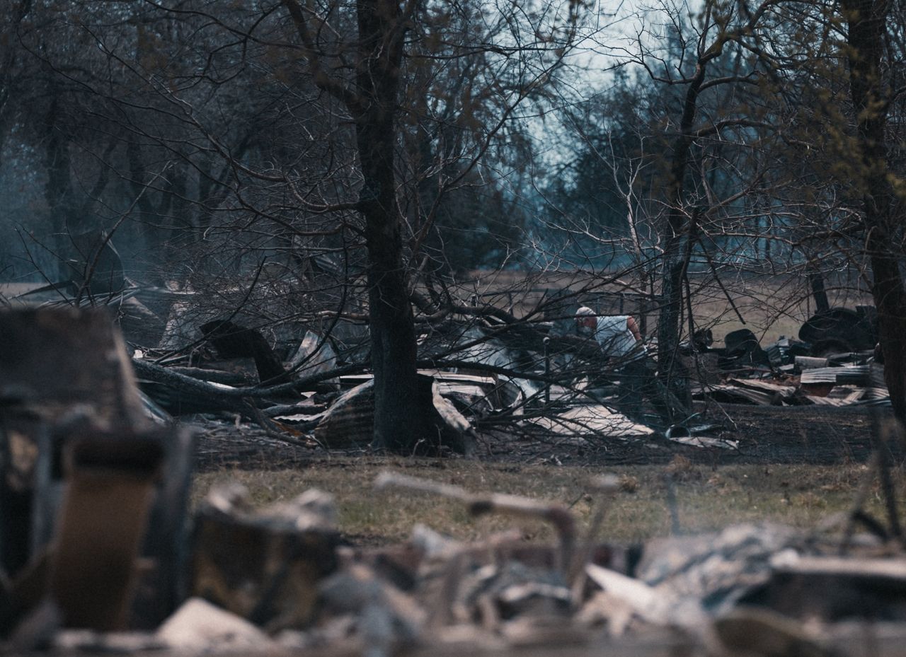 High winds, gusting to hurricane force, contributed to spread of wildfires on March 14 and 15 in Oklahoma