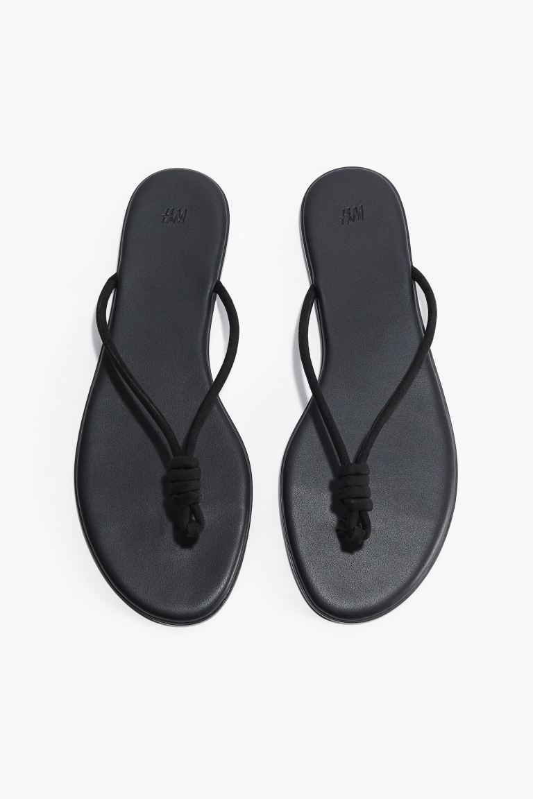Knot-Detail Flip-Flops