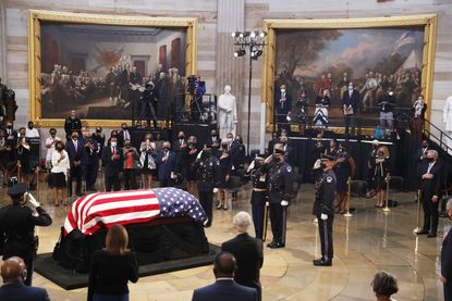 John Lewis body in the Capitol Rotunda.