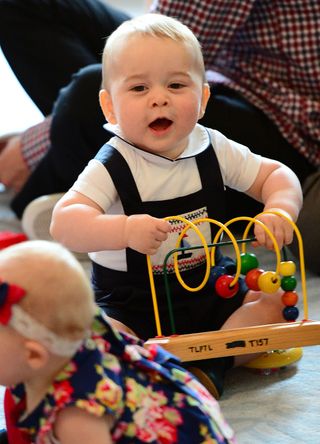 Prince George in New Zealand April 2014