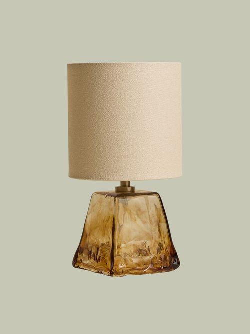 Glass Small Table Lamp