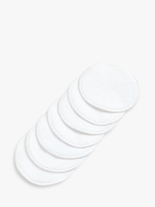 John Lewis Reusable Cotton Pads, Large, Pack of 7