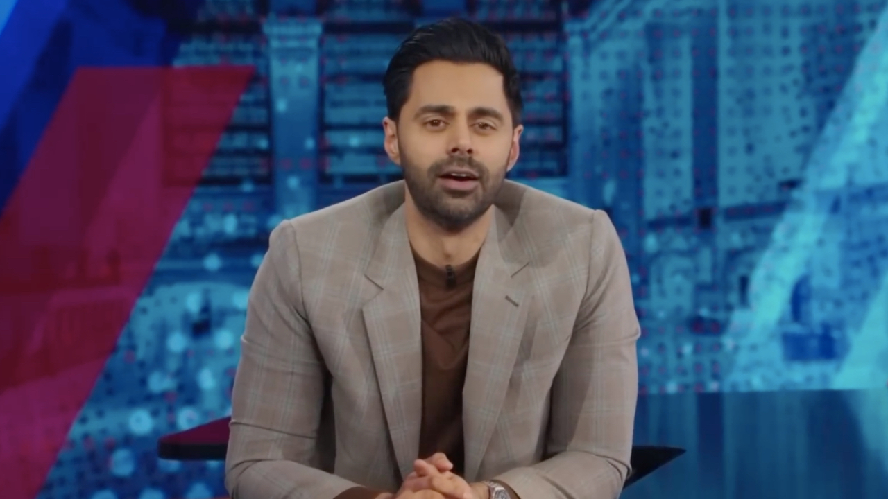 Hasan Minhaj guest hosting the Daily Show