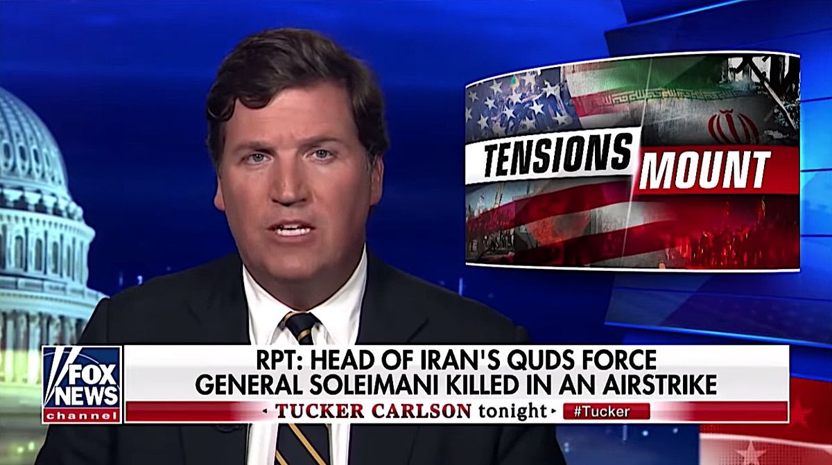 Fox News Tucker Carlson Slams Trumps Lurch Toward War With Iran Suggests He Was Out