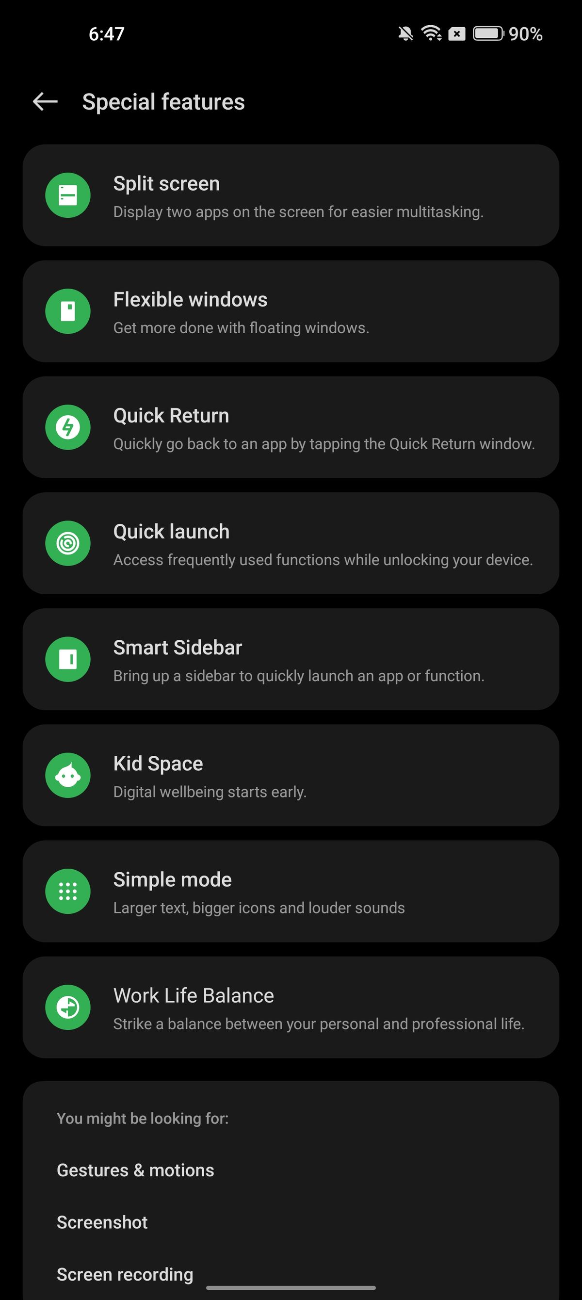 OxygenOS 13 screenshots