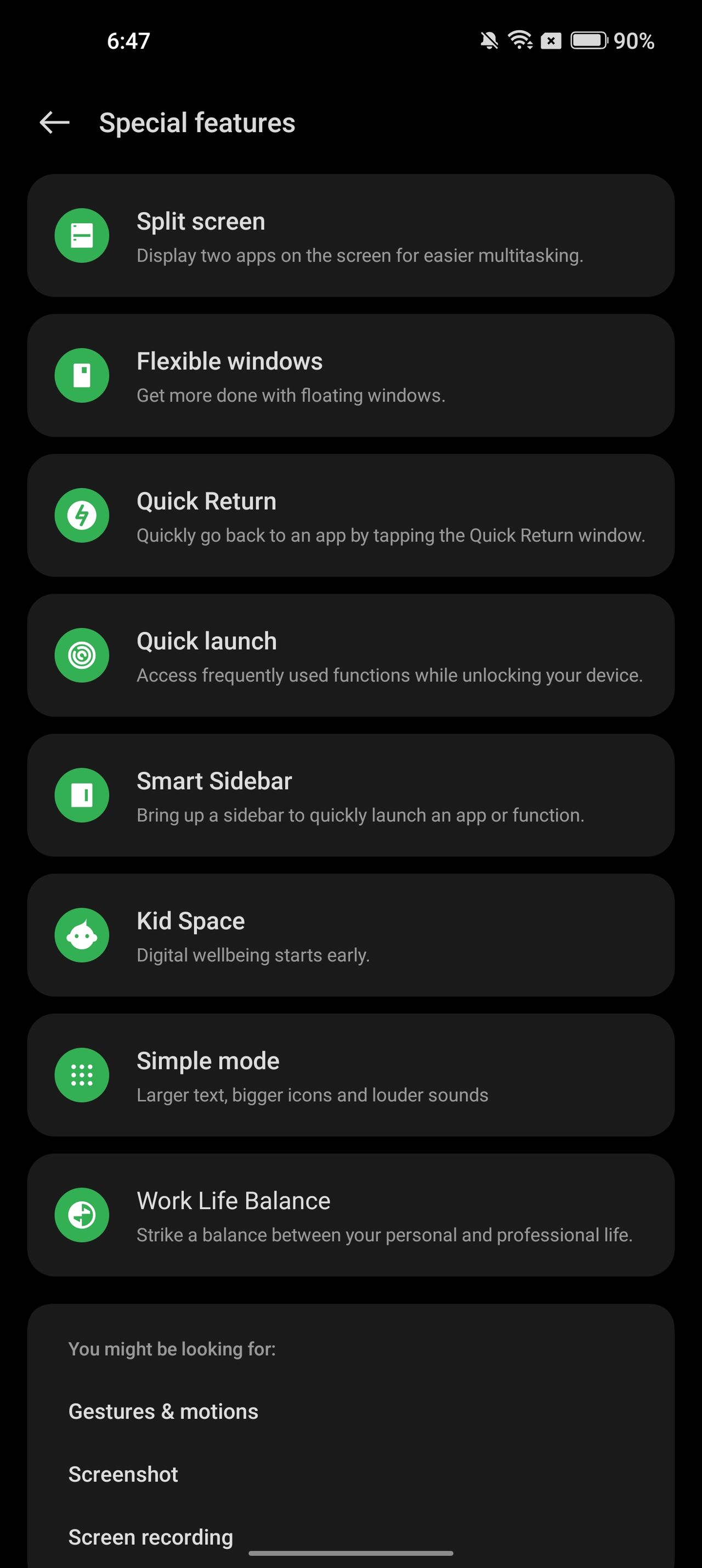 OxygenOS 13 screenshots