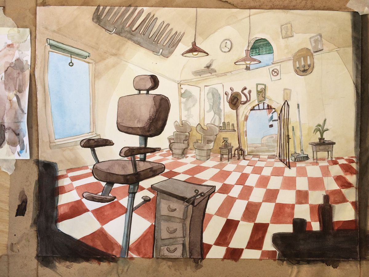 Paintings for a video game