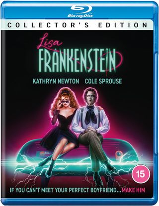 The Blu-ray cover for Lisa Frankenstein.