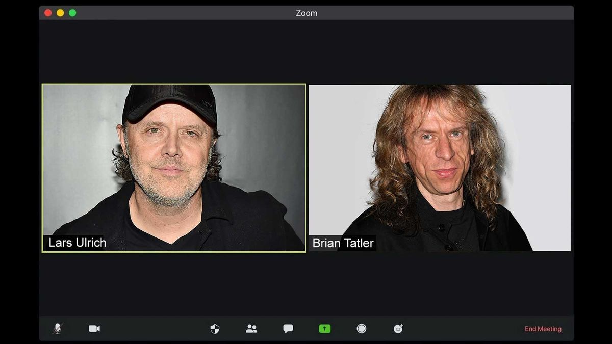 Lars Ulrich and Brian Tatler