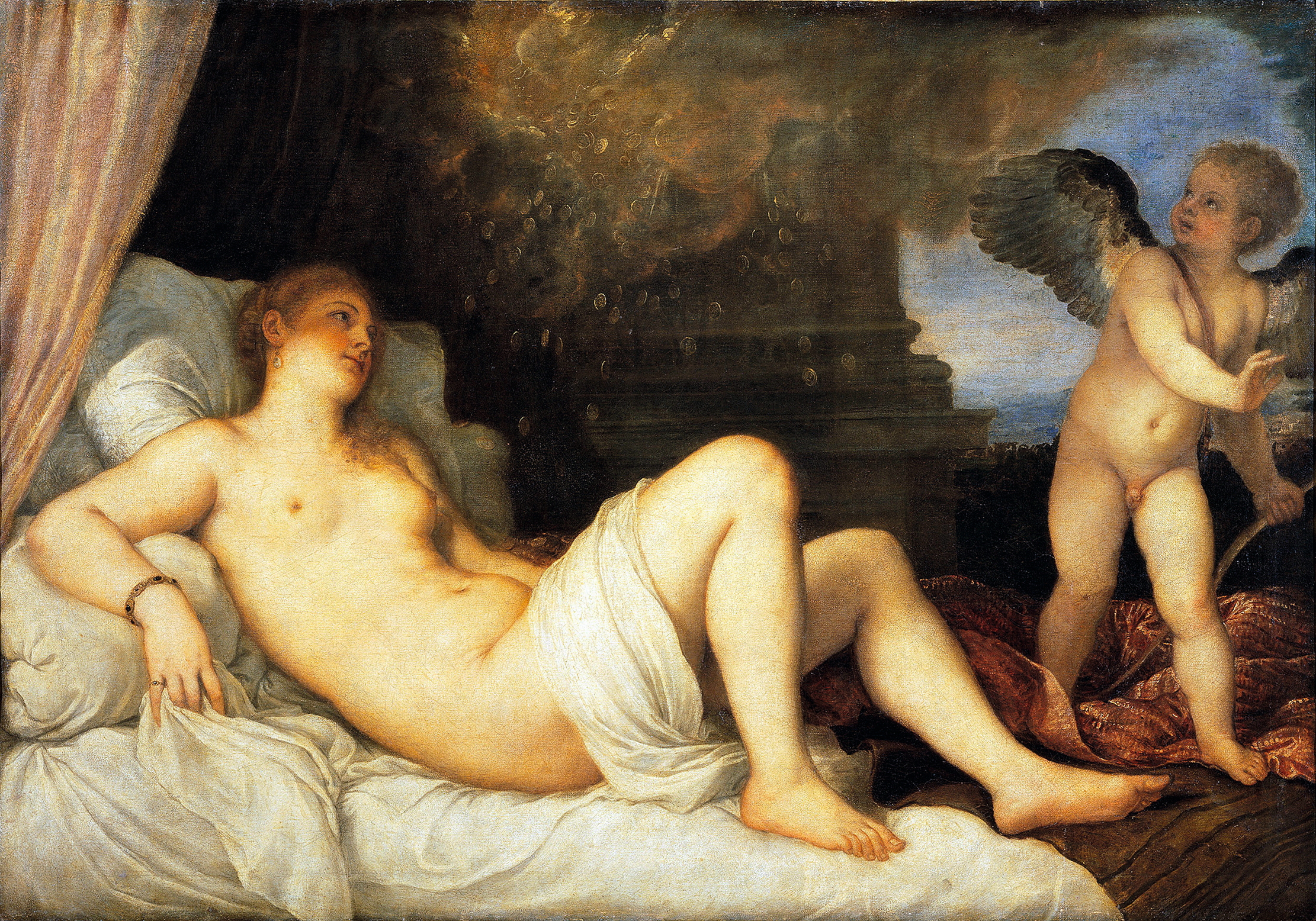 Tiziano Vecellio - Titian - Danae