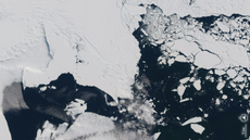 Thwaites Glacier Ice Tongue in West Antarctica captured by the Copernicus Sentinel-2 mission on 11 September 2019.