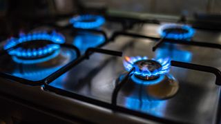 a gas hob with four rings