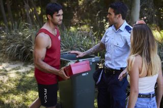 Cash Newman with Tane Parata in Home and Away