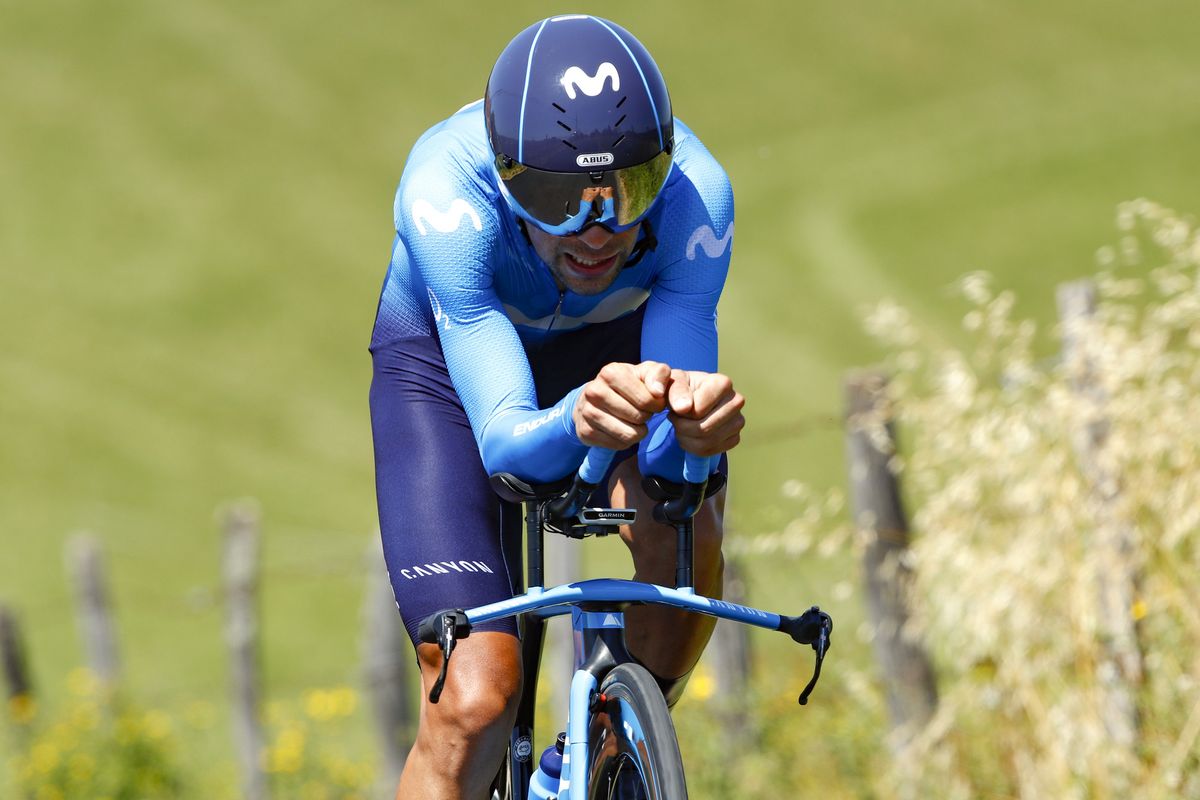 Nelson Oliveira was impressively quick on stage 13
