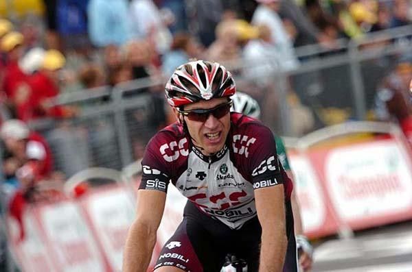 Jens Voigt (Team CSC) after another hard the day in the mountains.