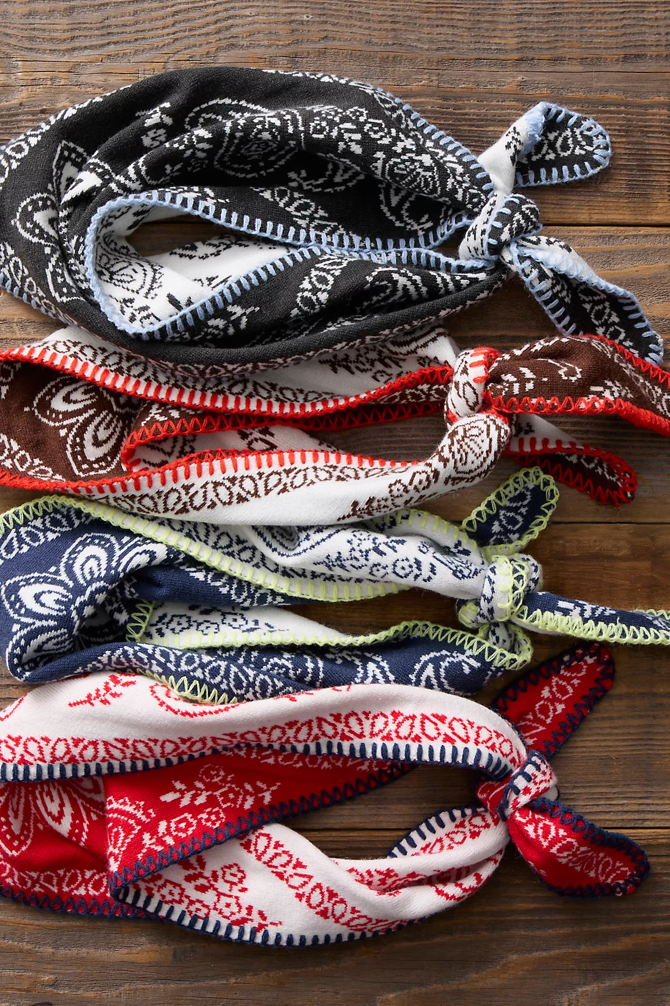 Carmen Knitted Triangle Bandana