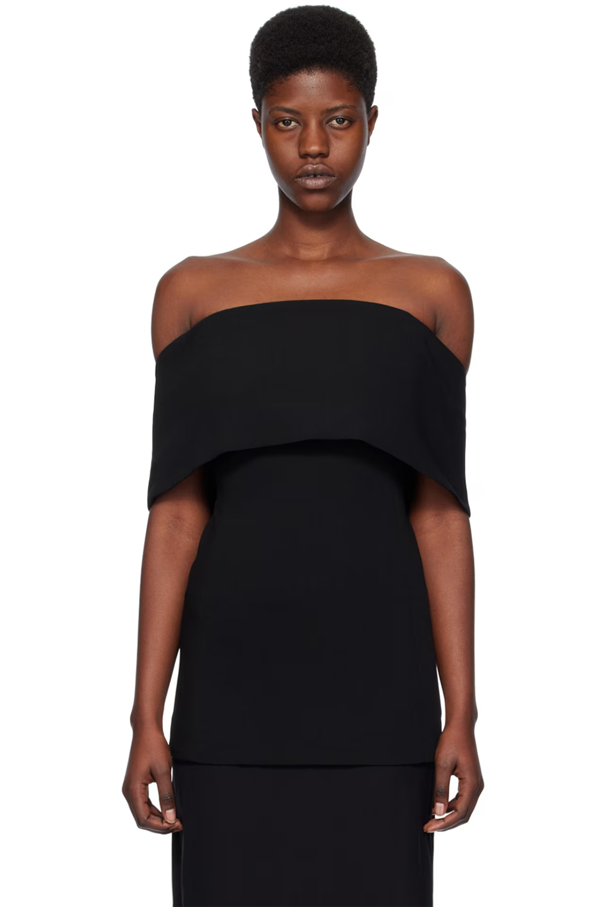 Black Off-The-Shoulder Top