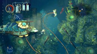 Best Apple Arcade games - an boat under the sea in Shinsekai Into the Depths