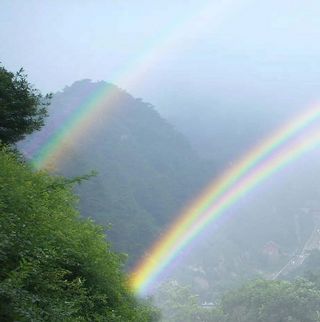 rainbows, how rainbows form