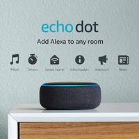 huge savings on the compact Amazon Echo Dot speaker: