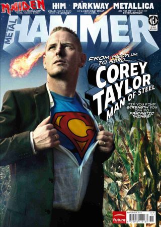 The cover of Metal Hammer issue 237 featuring Corey Taylor of Stone Sour/Slipknot