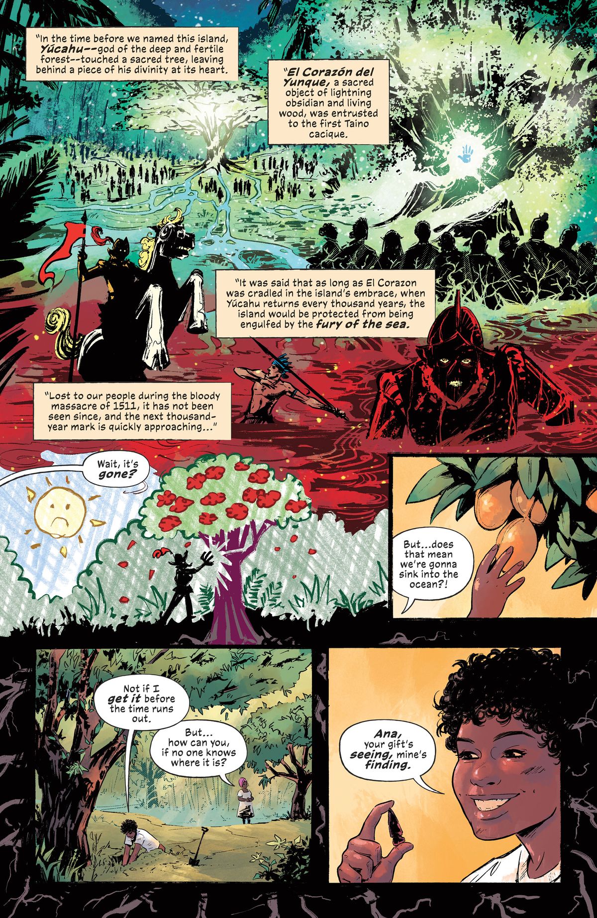 Covers and art from Finders//Keepers #1.
