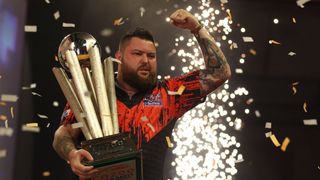 England's Michael Smith won the PDC World Darts Championship in 2023
