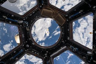 iriss LEGO Figurine in ISS Cupola