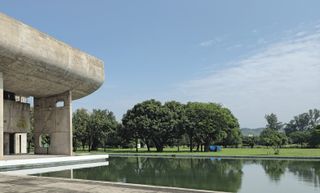 celebrating the capitol, exhibition of photographs showing parts of chandigarh and colourful modernist architecture