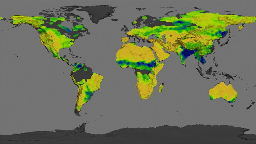 Карта плодородных земель мира