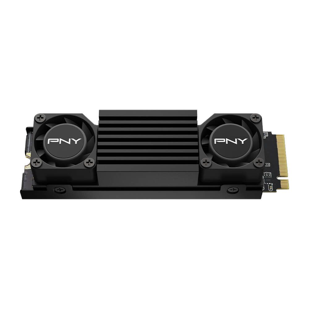 The all-black PNY XLR8 CS3150 PCIe 5.0 NVMe Drive