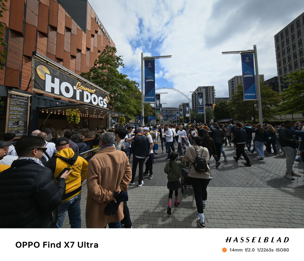 Oppo Find X7 Ultra sample photos &ndash; at UEFA Champions League 2024 final