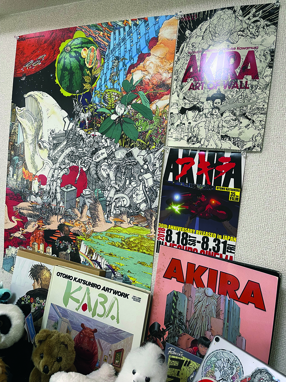 Shinn Uchida's art studio