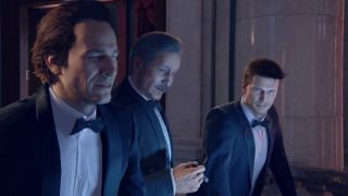 Auction scene in Uncharted 4