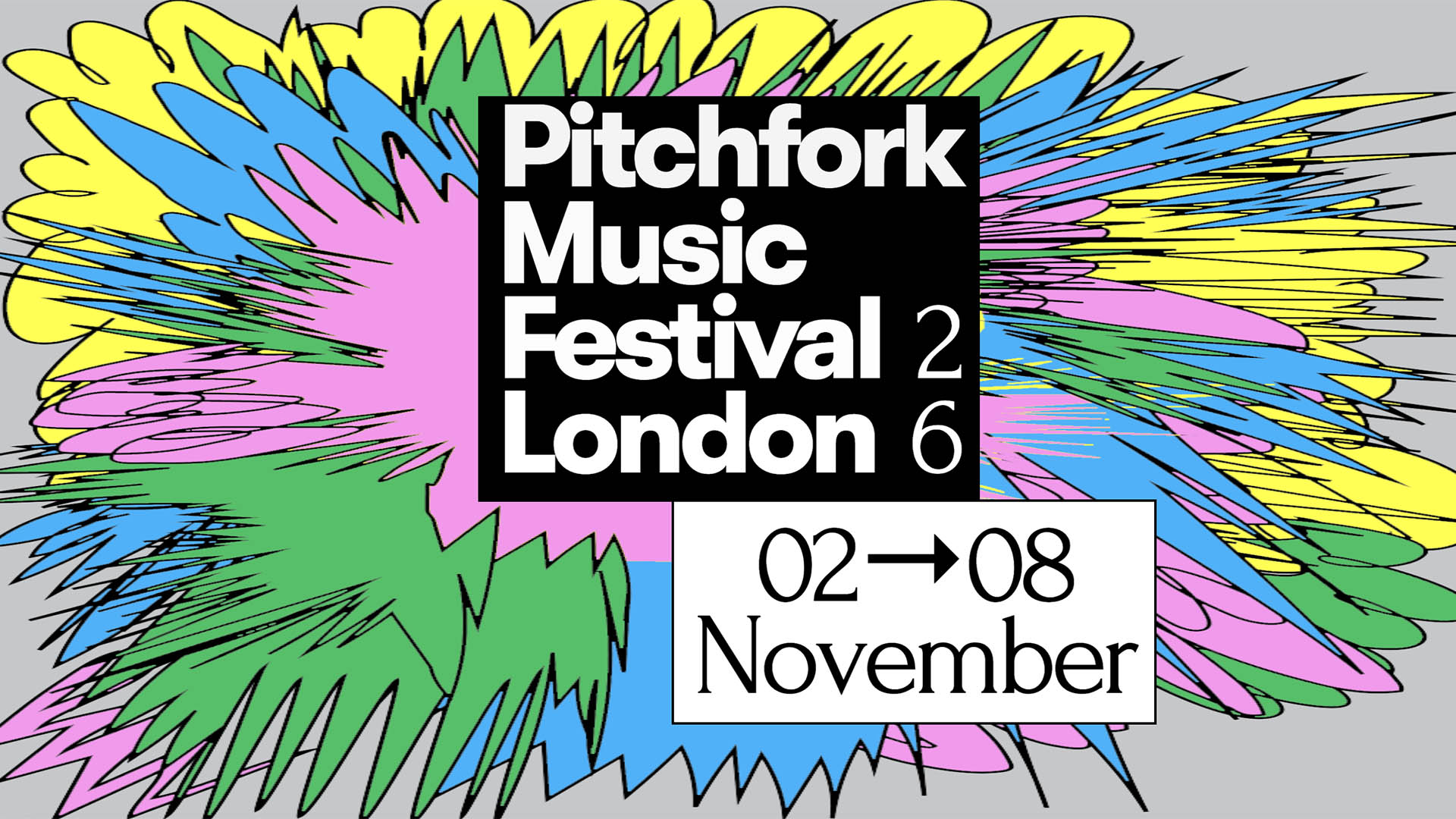 Pitchfork Music Festival London poster. 