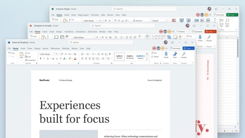 Microsoft Office Visual Refresh