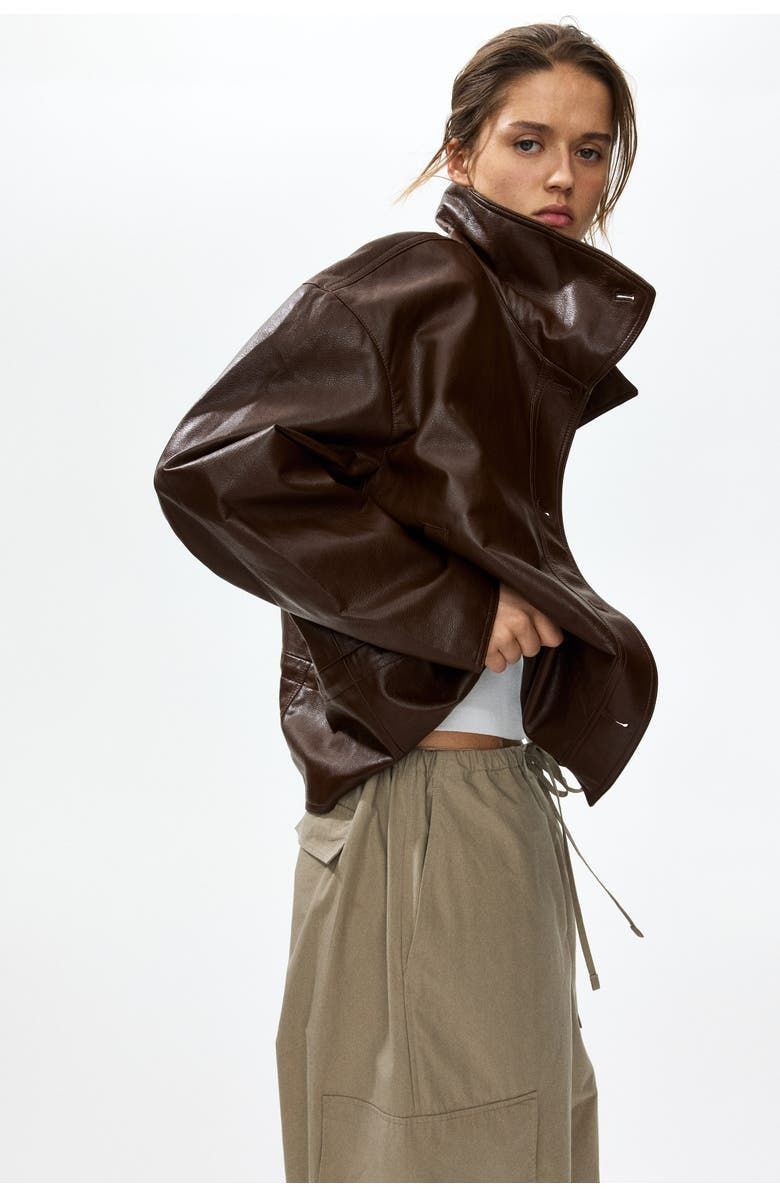 Oversized Peplum Jacket