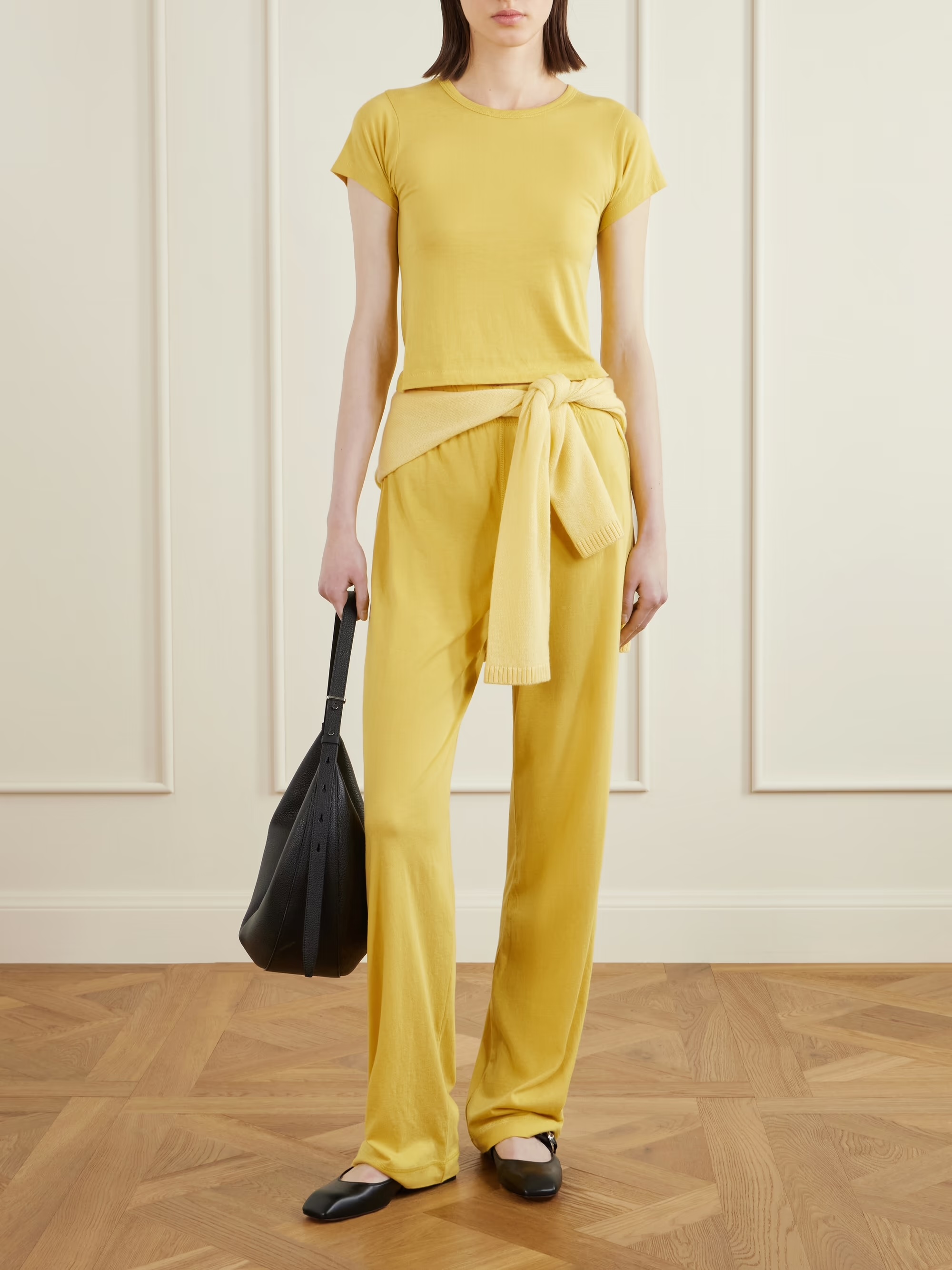 &amp;Eacute;terne, Lounge Cotton and Modal-Blend Jersey Straight-Leg Pants