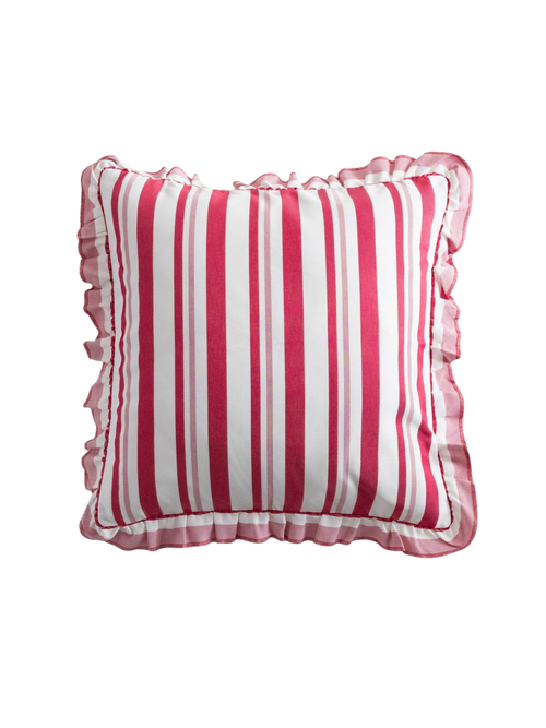 Pippa Outdoor Woven Ruffle Pillow Cover