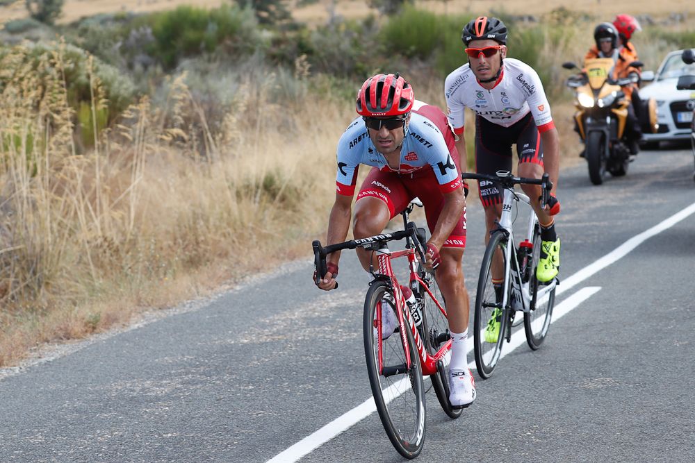 Tiago Machado in the stage 10 breakaway at the Vuelta