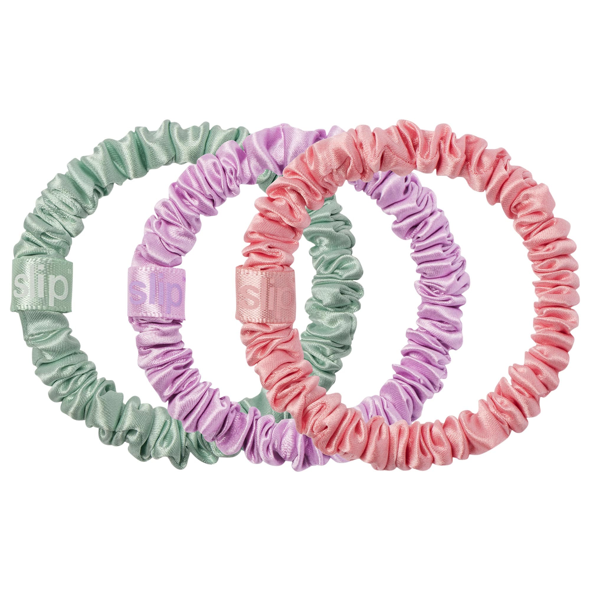 Slipsilk™ Skinny Scrunchies - 3 Pack
