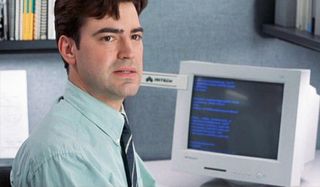 Ron Livingston Peter Gibbons Office Space Computer Monitor