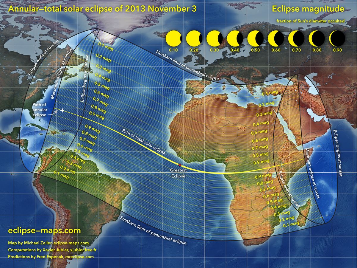 Rare Hybrid Solar Eclipse Occurs Today: Watch It Live Online | Space