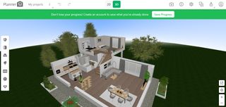 an example house build from home design app planner 5d